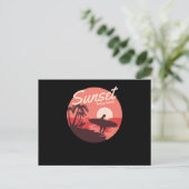 Zonsondergang Venetië Briefkaart (Staand voorkant)