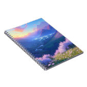 Zonsondergang Verlichting in de Charming Valley Notitieboek (Rechterzijde)