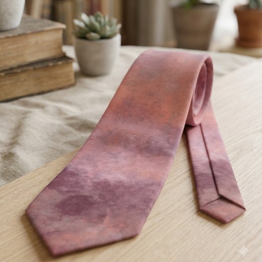 Zonsondergang verloop etherische mauve stropdas