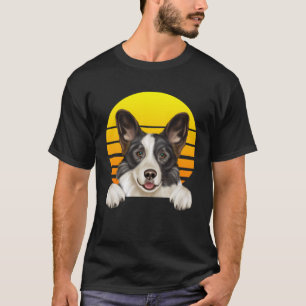 zonsondergang vest Welsh Corgi Dog T-shirt