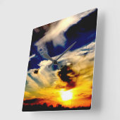Zonsondergang Vierkante Klok (Hoek)