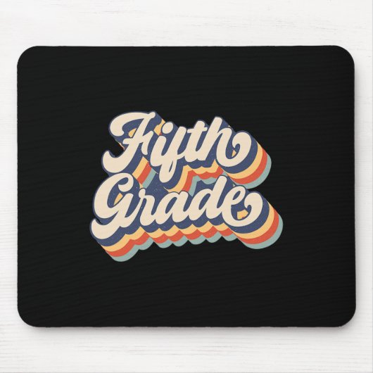 Zonsondergang vijfde klas leraar & amp; student te muismat (Voorkant)