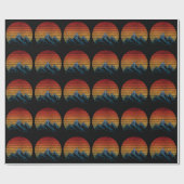 ZONSONDERGANG VINTAGE BERG CADEAUPAPIER (Vlak)