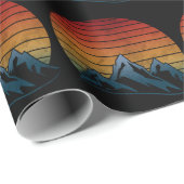 ZONSONDERGANG VINTAGE BERG CADEAUPAPIER (Rol Hoek)