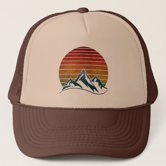 ZONSONDERGANG VINTAGE BERG TRUCKER PET (Voorkant)