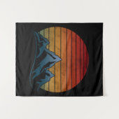 ZONSONDERGANG VINTAGE BERG WANDKLEED (Voorkant (horizontaal))