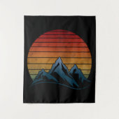 ZONSONDERGANG VINTAGE BERG WANDKLEED (Voorkant)