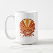 Zonsondergang Vintage Sfeer Koffiemok (Links)