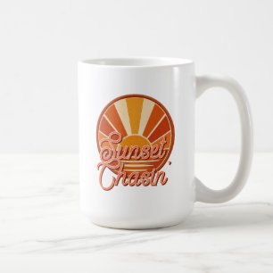 Zonsondergang Vintage Sfeer Koffiemok