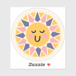 Zonsondergang Vinyl Sticker