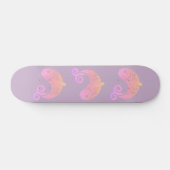 zonsondergang vis persoonlijk skateboard (Horizontaal)