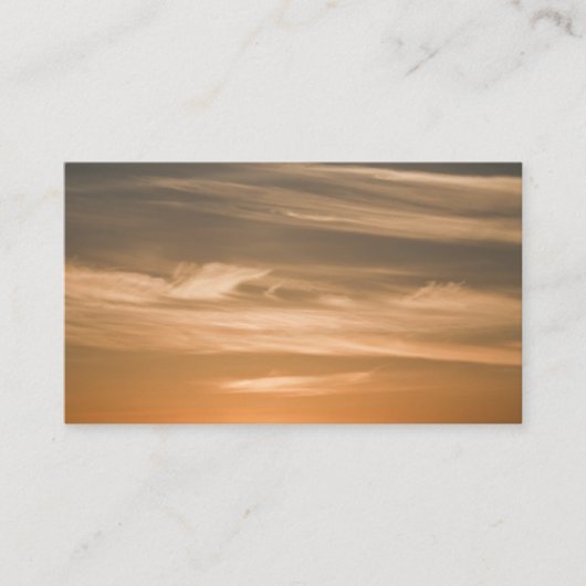 Zonsondergang Visitekaartjes (Voorkant)