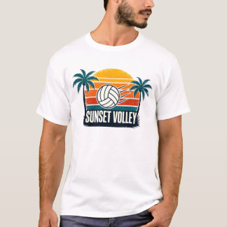 Zonsondergang Volley T-shirt