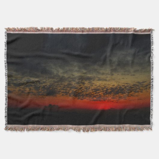 Zonsondergang voor de storm deken (Voorkant)