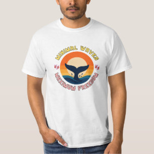 Zonsondergang Walvisstaart Sereniteit T-shirt