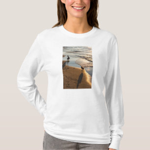 Zonsondergang Wandeling Met Mama Lange Mouwen T-sh T-shirt