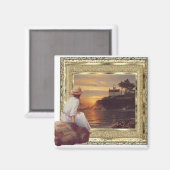 Zonsondergang watcher magneet (Voorkant / Achterkant)