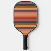 Zonsondergang Watercolor Strepen Pickleball Paddle (Achterkant)
