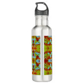 zonsondergang waterfles  (Achterkant)