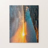 Zonsondergang Waterval Puzzel (Verticaal)