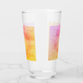 Zonsondergang Waterverf Marmer Glas Cup (Links)