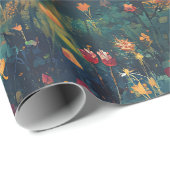 Zonsondergang Weide Meditatie met Vlinders (4) Cadeaupapier (Rol Hoek)