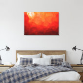 Zonsondergang Wereldbollen - Canvas (Insitu (Slaapkamer))