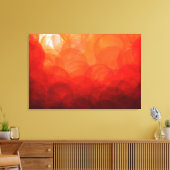 Zonsondergang Wereldbollen - Canvas (Insitu (Woonkamer))
