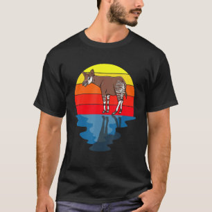 Zonsondergang Wilde dieren Okapi T-shirt