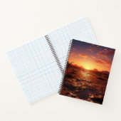 zonsondergang woestijnlandschap notitieboek (Binnen)