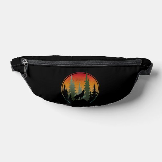 Zonsondergang Wolf Natuur Landschap Heuptasje (Liggend)