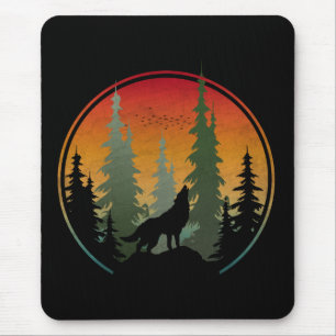 Zonsondergang Wolf Natuur Landschap Muismat