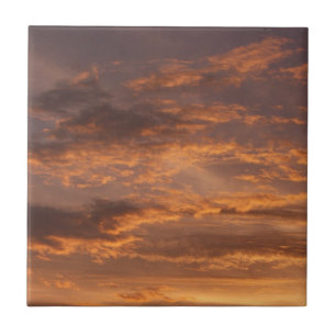 Zonsondergang Wolken I Kleurrijke Lucht Fotografie Tegeltje