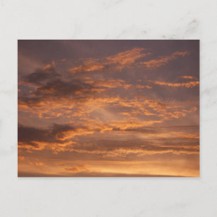 Zonsondergang Wolken I Kleurrijke Luchtfotografie Briefkaart