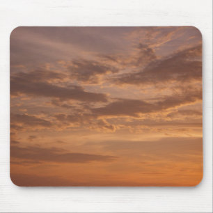 Zonsondergang Wolken II Pastel Abstracte Natuur Muismat