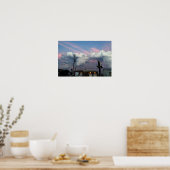 Zonsondergang Wolkenformaties Foto Poster (Keuken)