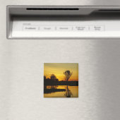 Zonsondergang, Yellow Water Billabong Magneet (Insitu (Vaatwasser))