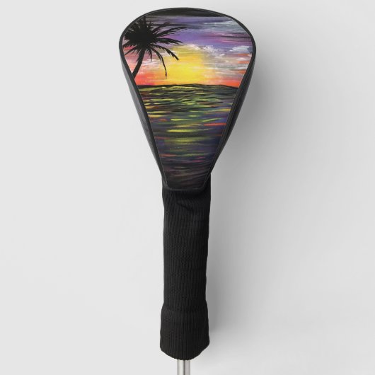 Zonsondergang Zee Golfheadcover (Voorkant)