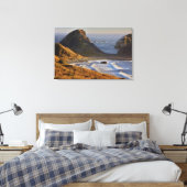 Zonsondergang, Zee Stapel, Sisters, Oregon Kust Canvas Afdruk (Insitu (Slaapkamer))