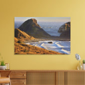 Zonsondergang, Zee Stapel, Sisters, Oregon Kust Canvas Afdruk (Insitu (Woonkamer))
