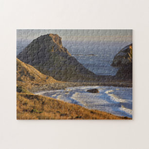 Zonsondergang, Zee Stapel, Sisters, Oregon Kust Legpuzzel