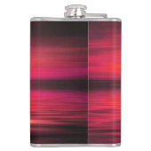 Zonsondergang, Zee, Zeilboot Heupfles (Achterkant)