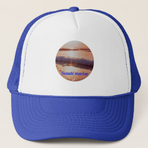 Zonsondergang zeebelevenheid trucker pet