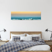 Zonsondergang Zeegezicht 45 Canvas Afdruk (Insitu (Slaapkamer))