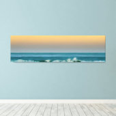 Zonsondergang Zeegezicht 45 Canvas Afdruk (Insitu (Houten vloer))
