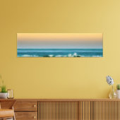 Zonsondergang Zeegezicht 45 Canvas Afdruk (Insitu (Woonkamer))