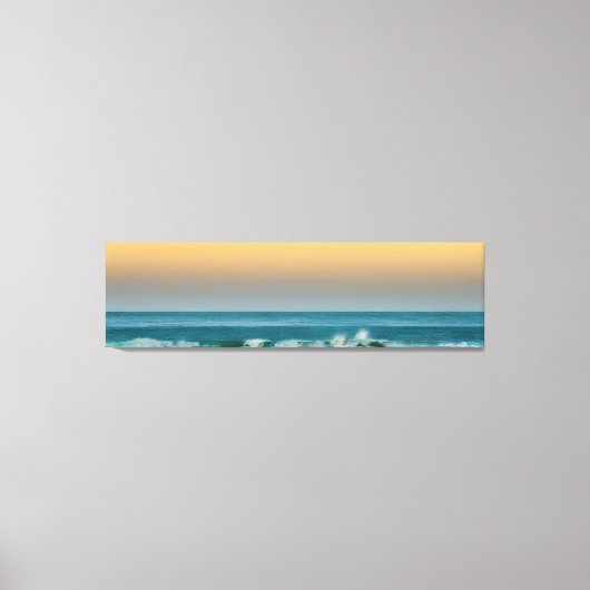Zonsondergang Zeegezicht 45 Canvas Afdruk (Voorkant)