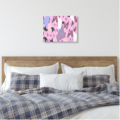 ZONSONDERGANG ZEEIL CANVAS AFDRUK (Insitu (Slaapkamer))