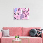 ZONSONDERGANG ZEEIL CANVAS AFDRUK (Insitu (Woonkamer))