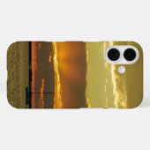 Zonsondergang Zeil iPhone Hoesje (Achterkant (horizontaal))